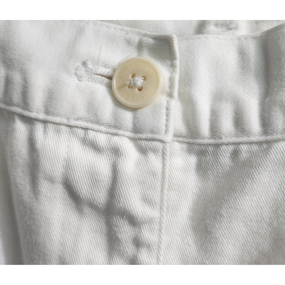 Lauren Ralph Lauren Size 10 Authentic Dry Goods Co. White Cotton Shorts‎ - Picture 2 of 7
